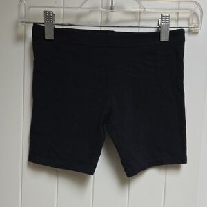 George Kids Black Cotton Biker Shorts Medium 7-8 Years